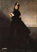 Charles Carolus - Duran Lady with a Glove ( Mme, Carolus - Duran ). painting